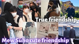 Download lagu Mew & Suho cute and heartwarming Friendship 💜 Mew Suho collaboration Turn Off The Alarm ⏰ song🎵 mp3