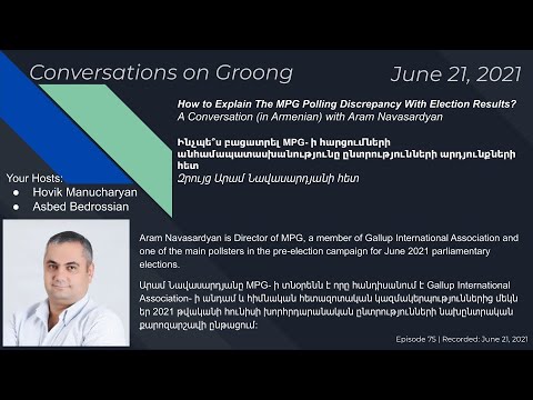Aram Navasardyan: How to Explain The MPG Polling Discrepancy? (Ep #75) - June 21, 2021