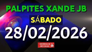 PALPITE DIA 28/02/2026 | JOGO DO BICHO TODAS AS LOTERIAS 