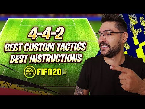 FIFA 20 BEST PRESSURE FORMATIONS TO WIN GAMES / 4-4-2  BEST CUSTOM TACTICS & PLAYER INSTRUCTIONS
