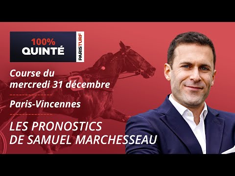 Quinté PMU Predictions - 100% Quinté for Wednesday, December 31st at Paris-Vincennes