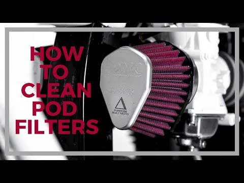 How to clean your pod filters | Purpose Built Moto