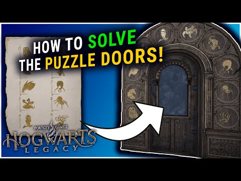 How to solve the puzzle doors in Hogwarts Legacy!