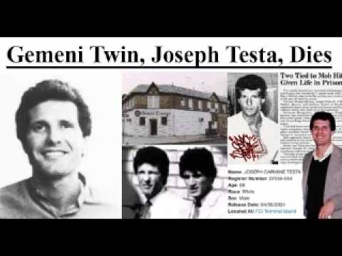 Gemeni Twin Joseph Testa Dies i Anthony Senter's status I Roy DeMeo Crew
