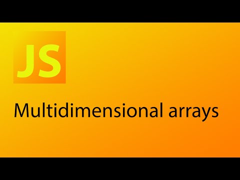 Javascript Tutorial 10 Multidimensional Arrays