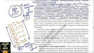 PART-5 LOSS OF BIODIVERSITY||BIODIVERSITY AND CONSERVATION||CLASS 12TH BIOLOGY NCERT.