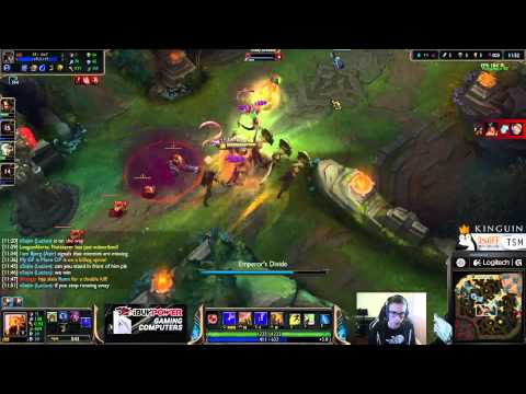 Bjergsen duo xSojin - Azir vs Cassiopeia Mid - League of Legends Gameplay