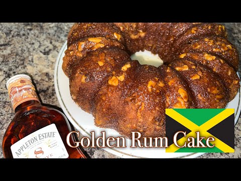 Golden Rum Cake w/ Butter Rum Glaze-Jamaica Favorites