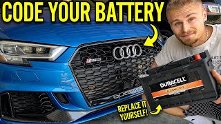 How To Replace and Code Your Audi or VW Battery (THE RIGHT WAY!)
