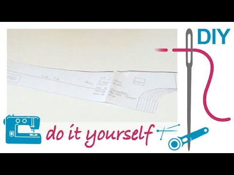 Nählexikon von A–Z – Spiegelverkehrt zuschneiden – Nähen lernen mit Zierstoff