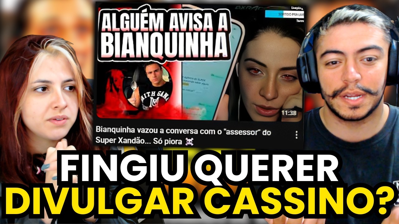 Bianquinha vazou a conversa com o "assessor" do Super Xandão... Só piora ☠️ | react