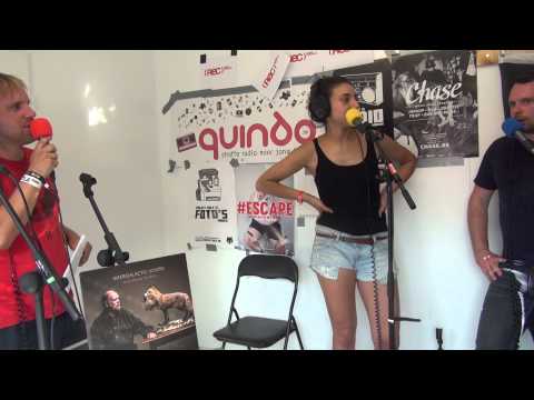 Interview Intergalactic Lovers @ studio Radio United on Dour festival 2014