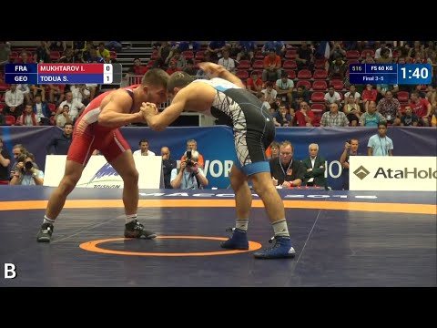 BRONZE FS - 60 kg: S. TODUA (GEO) df. I. MUKHTAROV (FRA), 11-6