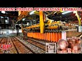 IT TURNS OUT THIS IS THE COPPER MANUFACTURING PROCESS FROM MINES TO MODERN FACTORIES