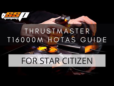 Star Citizen | How to Set Up Your Thrustmaster T16000M HOTAS | Drivers, Software, Keybinds, Backup