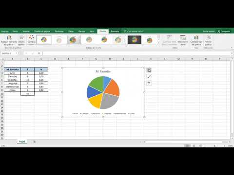 Pie chart with Excel 📊