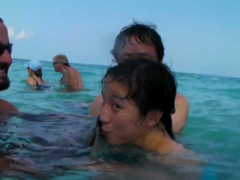 Grand Cayman - Kissing At Stingray City