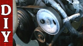 How to Remove and Replace a Serpentine Belt and Tensioner - Dodge Dakota 2.5L Engine