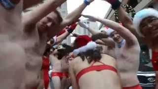 preview picture of video 'The Annual Toronto Santa Speedo Run'