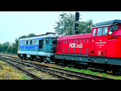 Rail Maneuvers-Manevre-Sulzer 1634 Team Rail Cargo &  DF 429 010 5 Fox Rail-Oradea Vest-01.10.2020