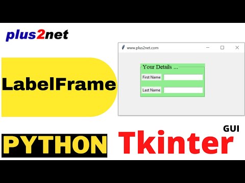 Label Widget In Tkinter Python