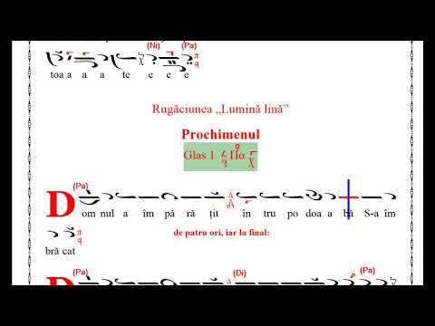 Prochimenul, Stihoavna (Glasul 1), Anastasimatar V. Ojog - versiune instrumentală (Melodos) - clip 4