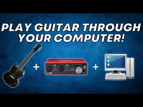 How to Play ELECTRIC GUITAR through your COMPUTER! (STEP BY STEP!)