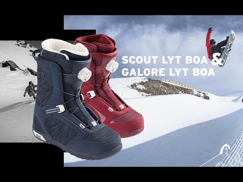 HEAD Snowboard Boots 2019/20: SCOUT LYT BOA and GALORE LYT BOA