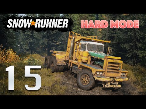 SnowRunner Hard Mode [S01E15] BIG Smile! New favourite truck!