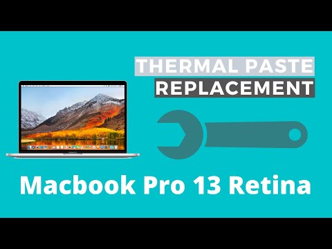 MacBook Pro 13 Retina Thermal Paste Replacement (Late 2012 - Early 2013)