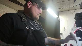 making another ka bar knife for a friend  son for a Is graduation present