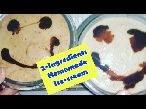 Homemade Ice-cream with just 2-Ingredients | Lockdown Ice-cream Recipe | Healthy | Quarantine Days