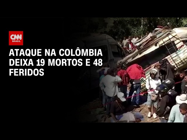 Explosão em rodovia na Colômbia mata 19 e deixa 48 feridos | AGORA CNN