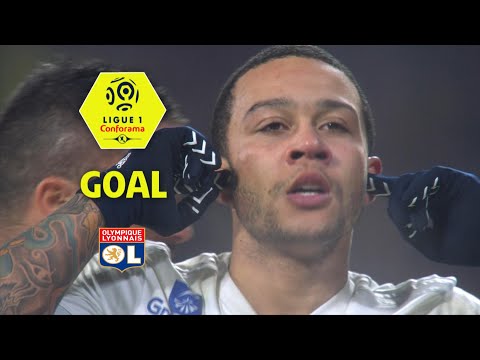 Goal Memphis DEPAY (90' +5) / Olympique Lyonnais - Paris Saint-Germain (2-1) / 2017-18