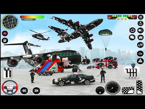 Army Truck Transport Offroad Simulator - US Cargo Vehicle Driving Mountain 3D - Android GamePlay #4