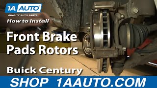 How to Replace Front Brakes 97-05 Buick Century
