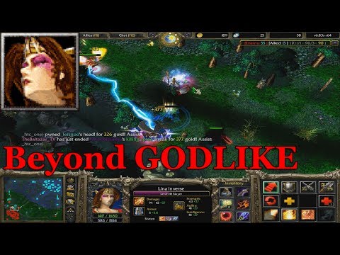 DotA 6.83 - Lina BEYOND GODLIKE ! (Slayer)