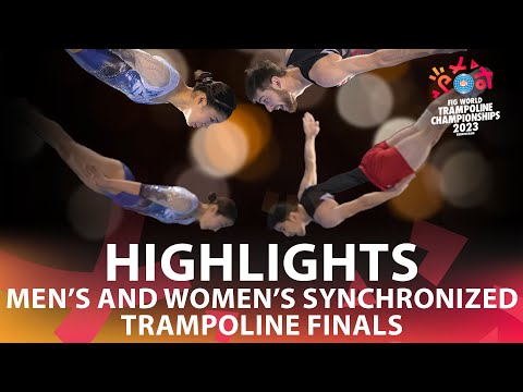 Men’s & Women’s Synchronized Trampoline Finals Highlights
