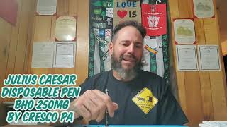 JULIUS CAESAR DISPOSABLE BHO PEN BY CRESCO PA