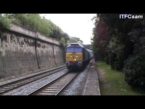 DRS Class 47s hauling The Northern Belle through Sydney Gardens 14/05/2011