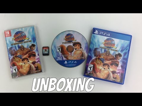 STREET FIGHTER 30TH ANNIVERSARY COLLECTION NINTENDO SWITCH AND PS4 VERSION UNBOXING