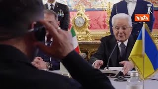 Mattarella a Zelensky: L'Italia sarà sempre al fianco dell'Ucraina