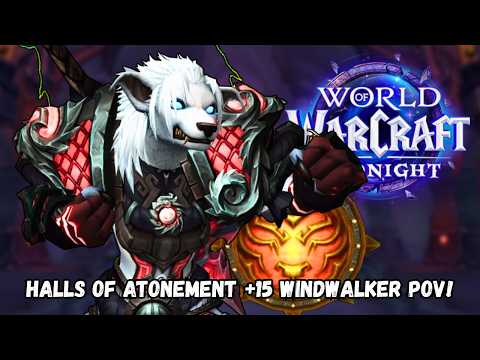 Accidentally Topping Meters on WW Monk (+15 Halls of Atonement) [Midnight Prepatch]