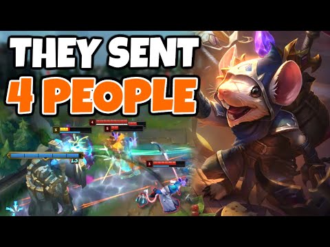 They tried to dive my AP Twitch with 4 people. (It didn't go well) | Challenger Twitch Mid