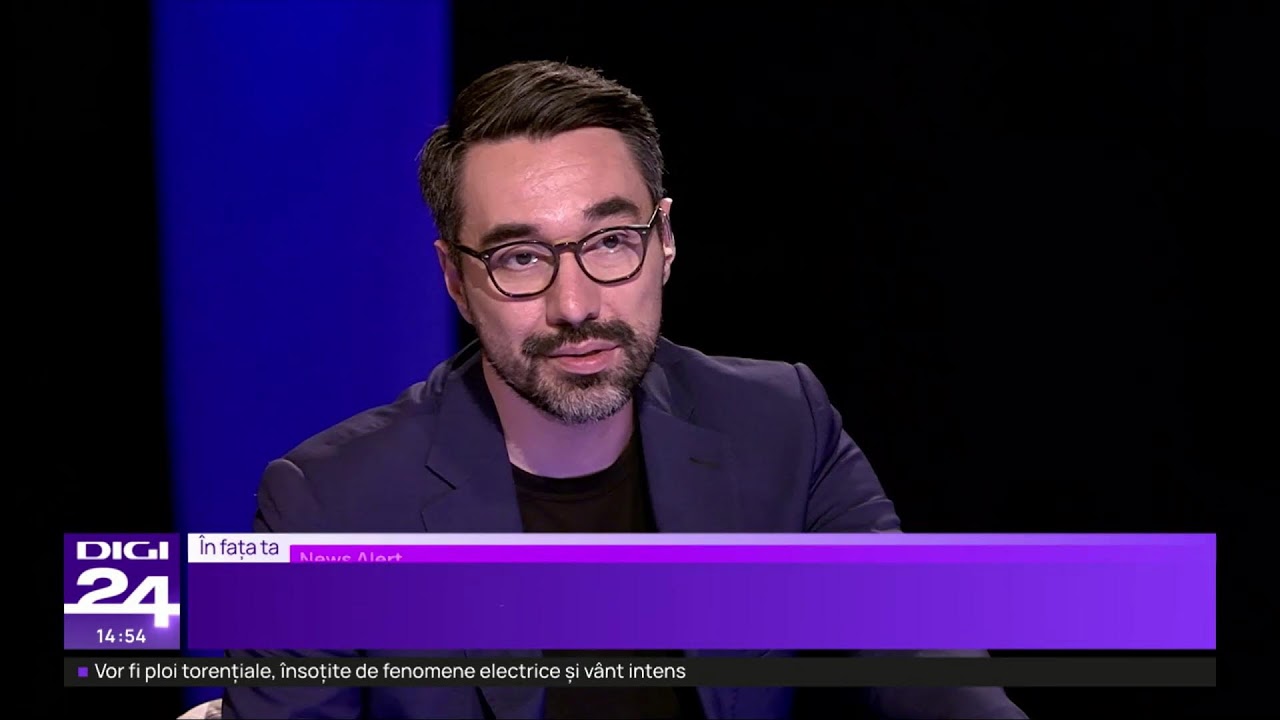 Președinta USR, Elena Lasconi, invitată la emisiunea „În fața ta” de la Digi24.