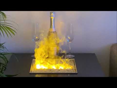 Tischkamin mit Elektrofeuer Opti-myst - Tischfeuer Faber Dimplex