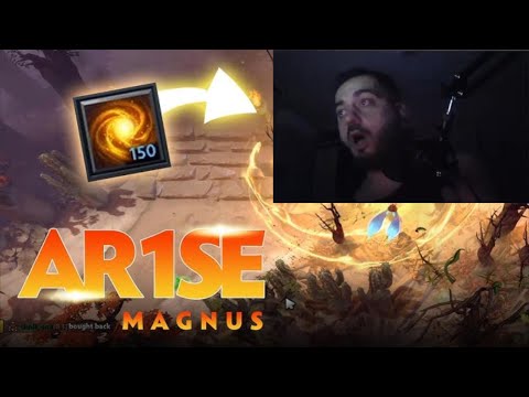 Ar1se Magnus Slick Plays Banan Mode Hard Games Dota 2 Highlights !!