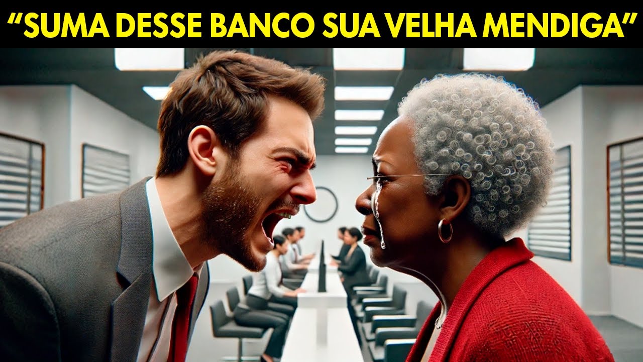 GERENTE DE BANCO HUMILHA IDOSA HUMILDE; AO DESCOBRIR QUE ELA ERA A DONA DO BANCO, FICA PARALISADO...