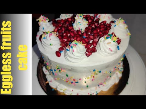 Eggless fruits cake recipe | vanila fruit cake | Neharika's cookbook||