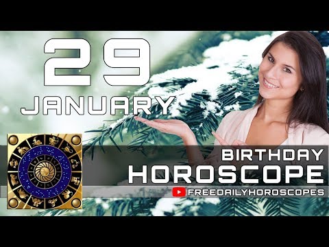 January 29 - Birthday Horoscope Personality